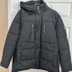 Andrew Marc Charcoal Puffer Coat
